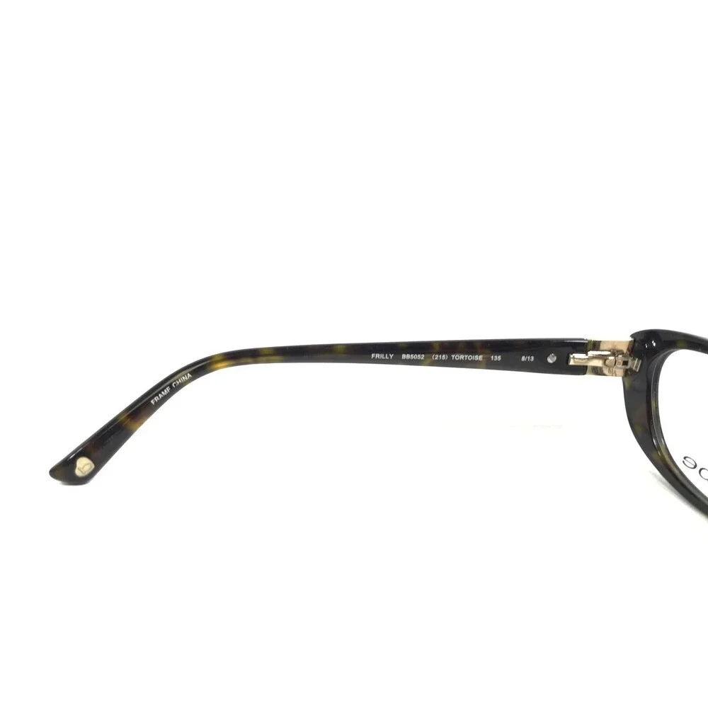 Bebe Eyeglasses Frames Round FRILLY BB5052 215 TORTOISE Oval Full Rim 52-16-135